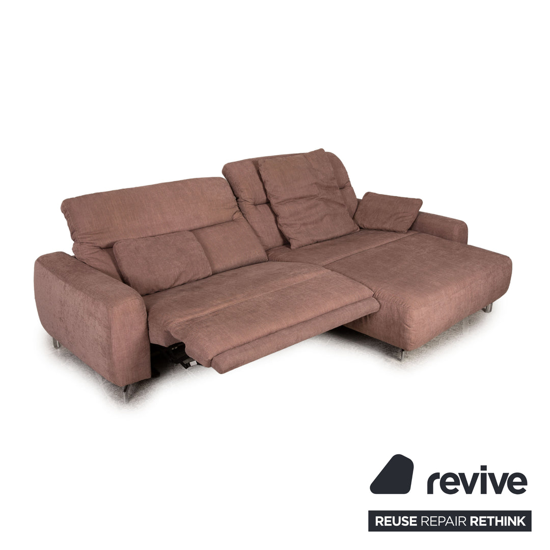 Interliving 4151 fabric corner sofa rose sofa couch electr. function