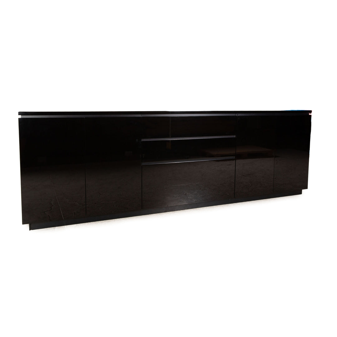 Interlübke Cube Lounge Sideboard Wood Black