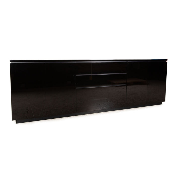 Interlübke Cube Lounge Sideboard Wood Black