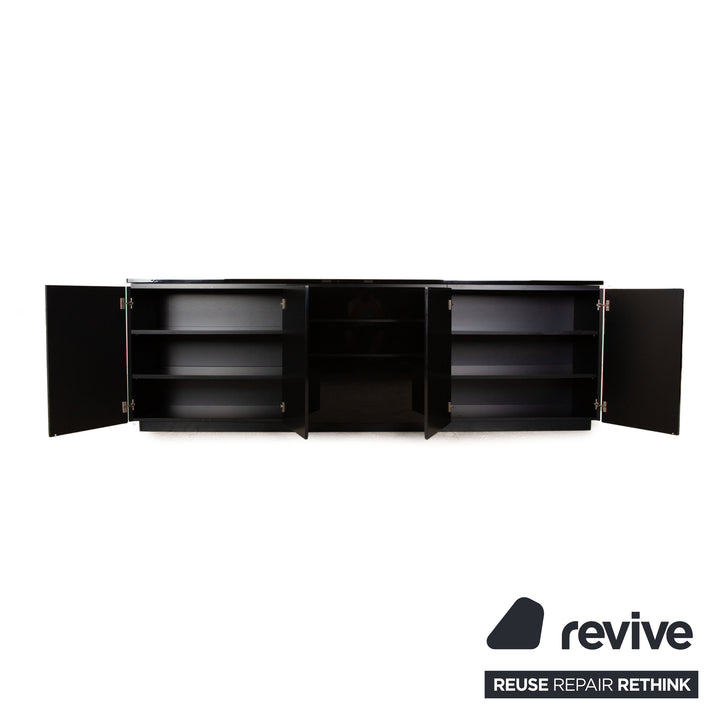 Interlübke Cube Lounge Sideboard Wood Black