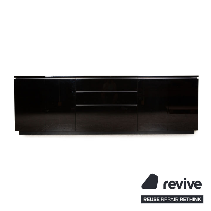 Interlübke Cube Lounge Sideboard Wood Black