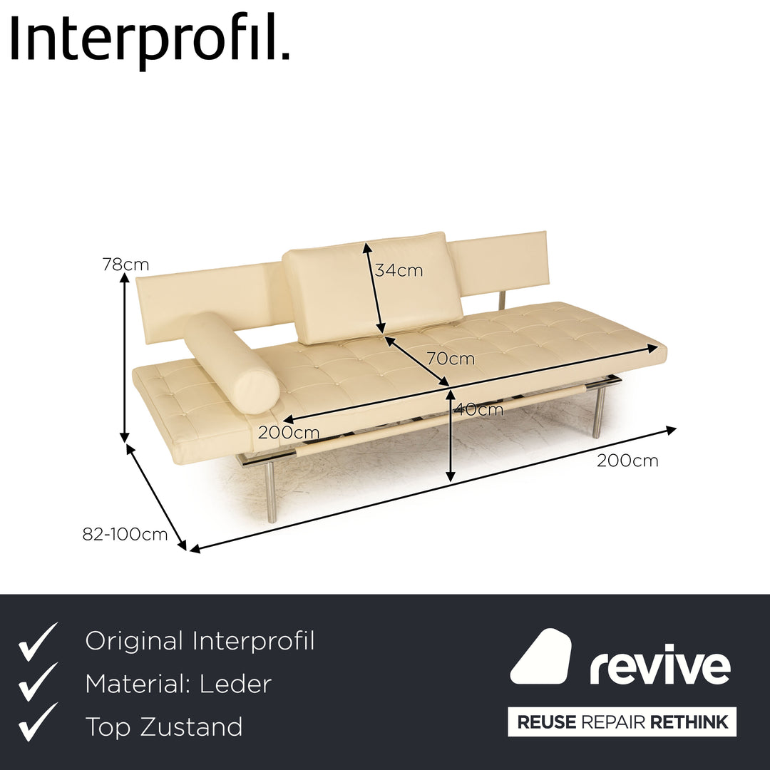Interprofil Campus de Luxe Leder Liege Creme Funktion