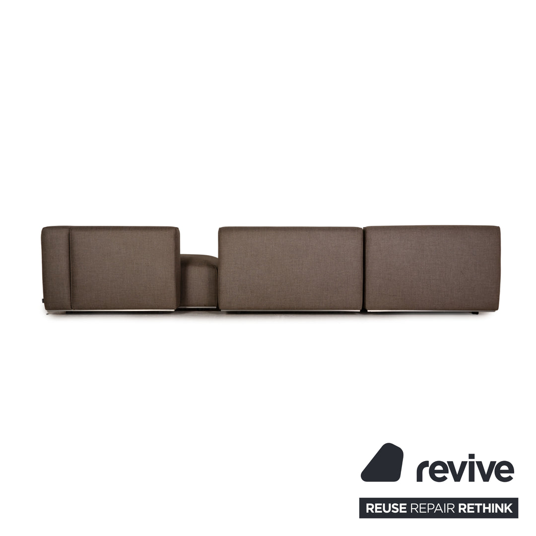 Interprofil Pure Elements Stoff Sofa Grau Ecksofa Couch
