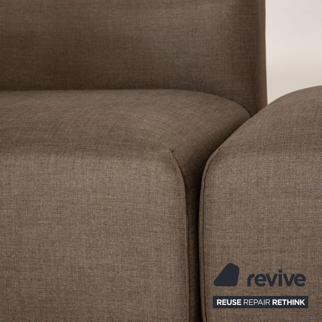 Interprofil Pure Elements Stoff Sofa Grau Ecksofa Couch
