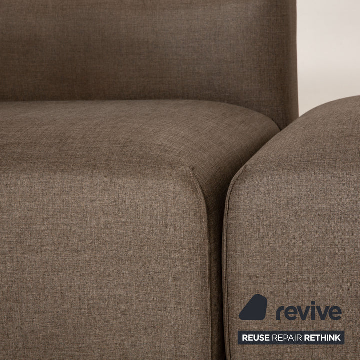 Interprofil Pure Elements Stoff Sofa Grau Ecksofa Couch