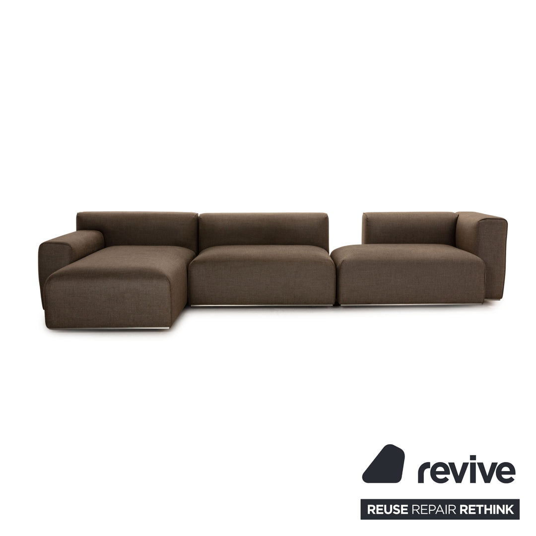 Interprofil Pure Elements Stoff Sofa Grau Ecksofa Couch