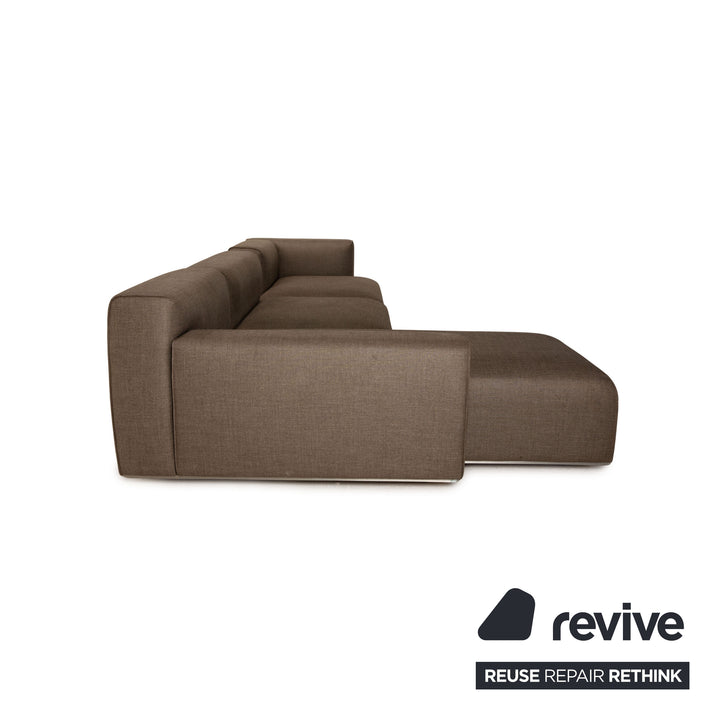 Interprofil Pure Elements Stoff Sofa Grau Ecksofa Couch