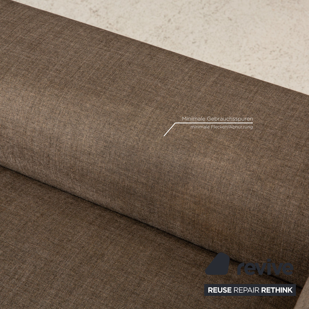 Interprofil Pure Elements Stoff Sofa Grau Ecksofa Couch