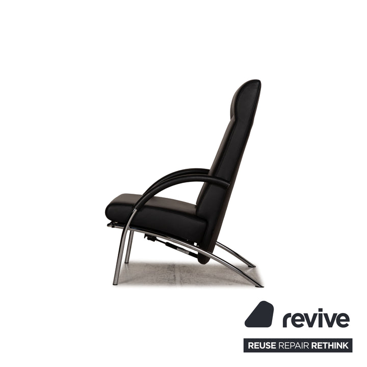 IP Design Curve by Blennemann Leather Armchair Black Function relax function