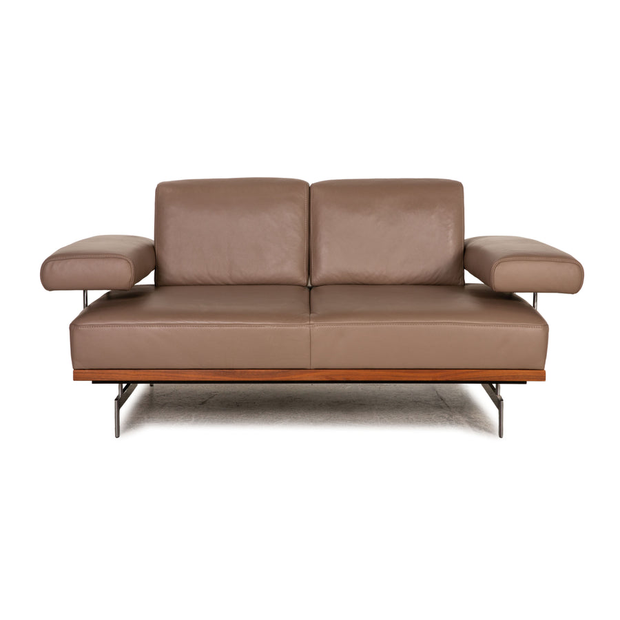 Joop! 24/7 Leder Sofa Beige Zweisitzer Couch Funktion