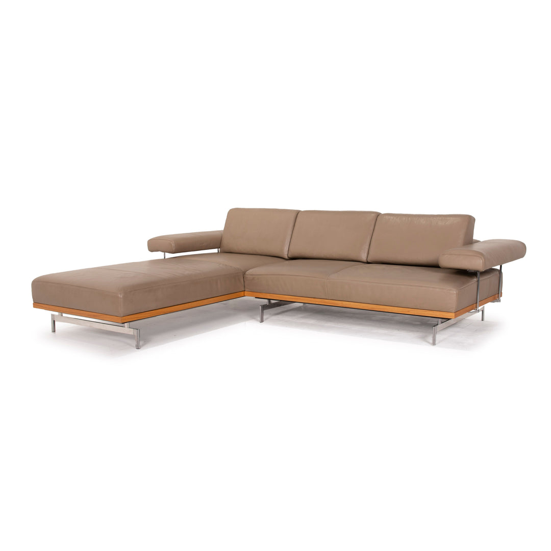 Joop! Ecksofa Grau Leder