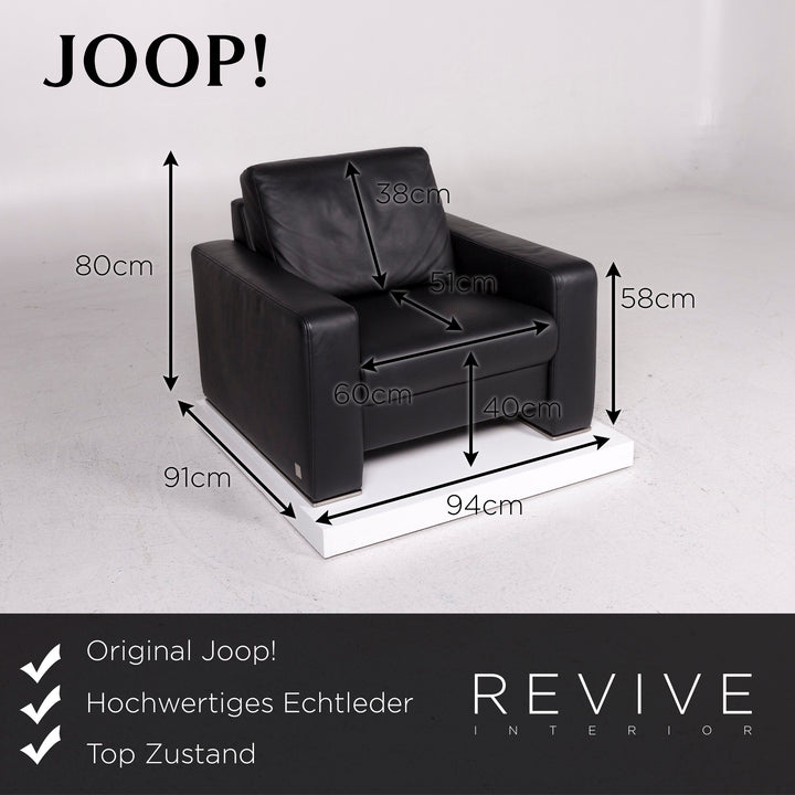 Joop! Leder Sofa Sessel #11805