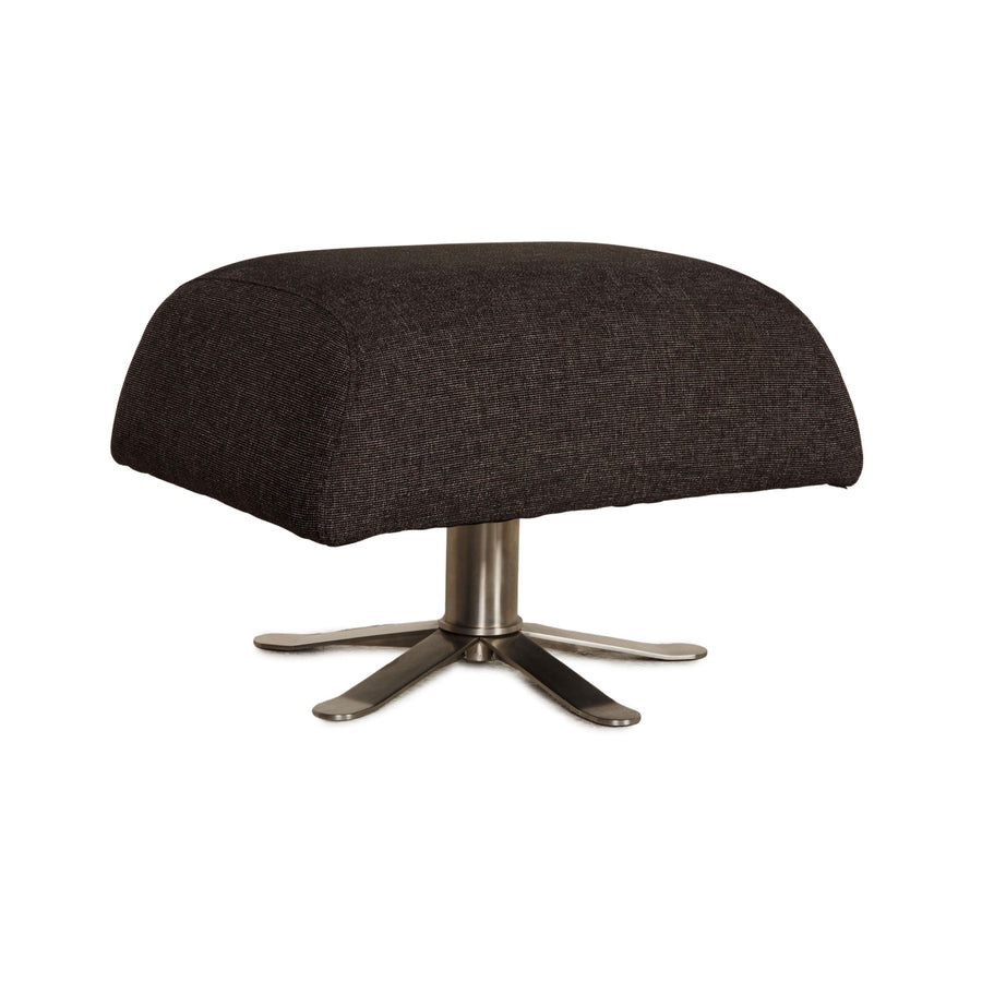 Joop fabric stool gray anthracite