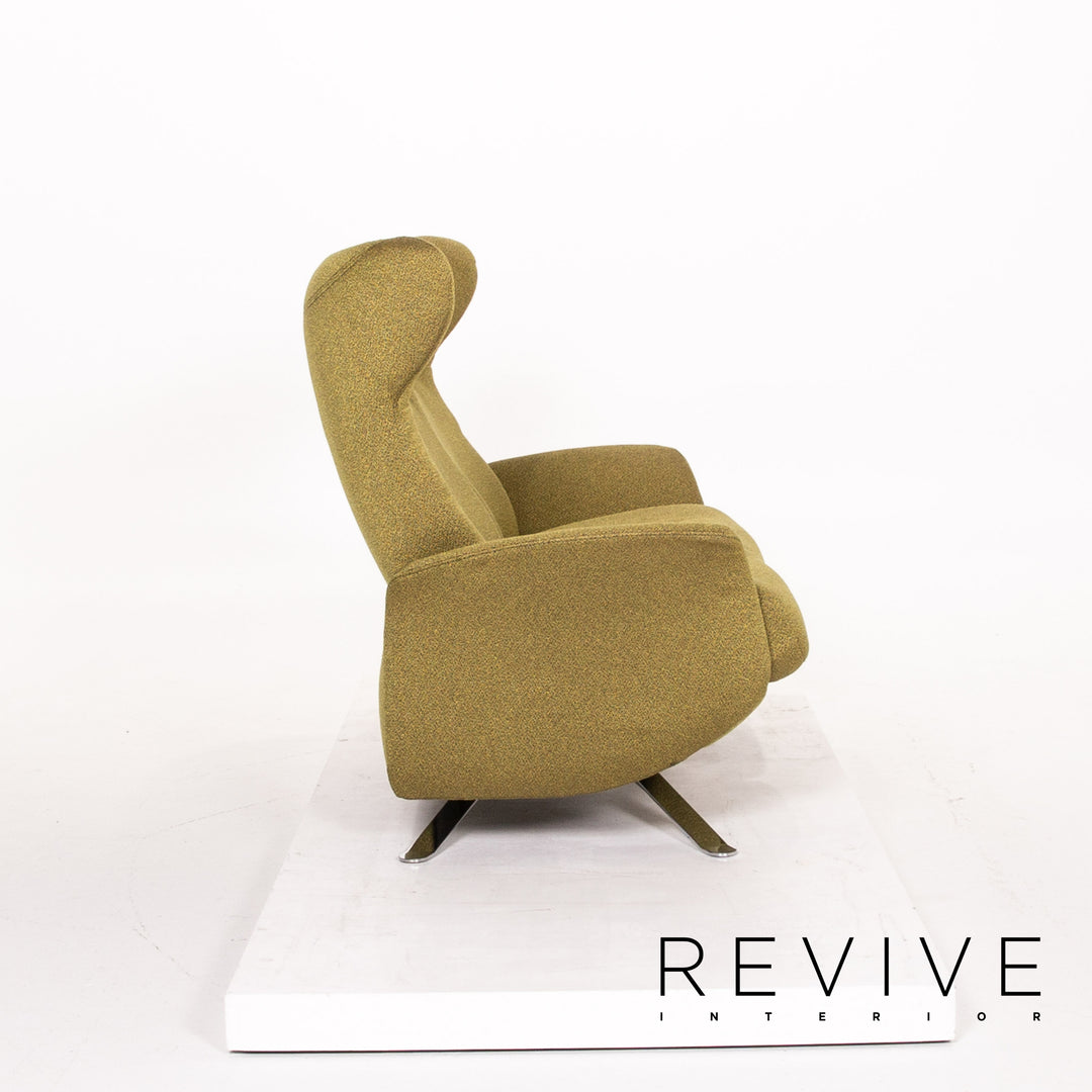 Joop! Stoff Sofa Grün Olivegrün Zweisitzer Relaxfunktion Funktion Couch #13778