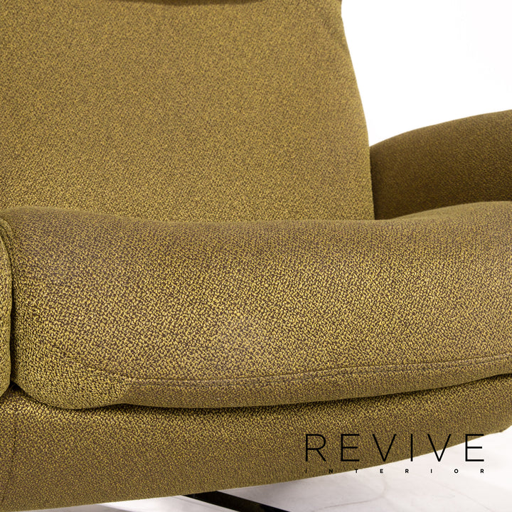 Joop! Stoff Sofa Grün Olivegrün Zweisitzer Relaxfunktion Funktion Couch #13778