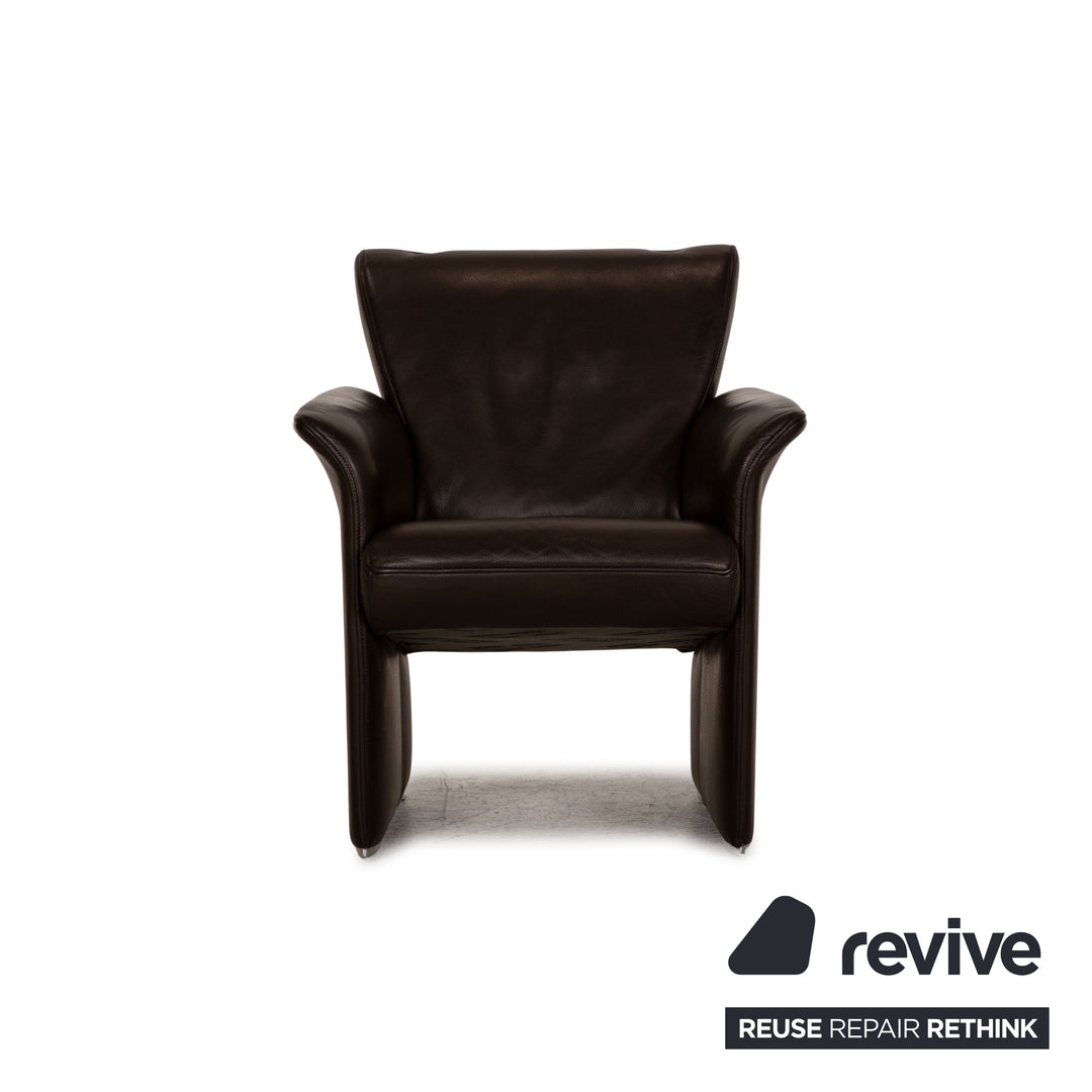 Jori JR 2758 Leather Armchair Brown Dark Brown