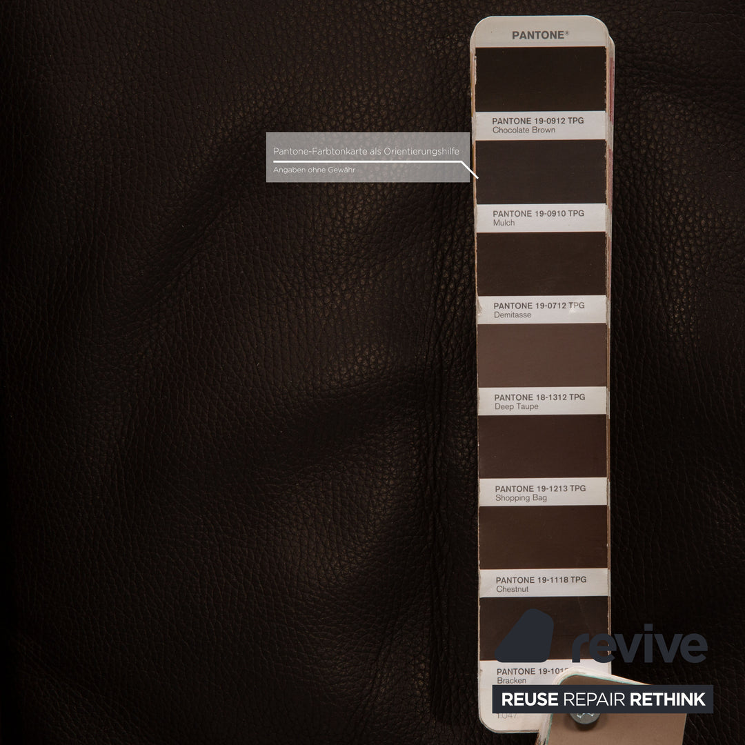 Jori JR 2758 Leather Armchair Brown Dark Brown