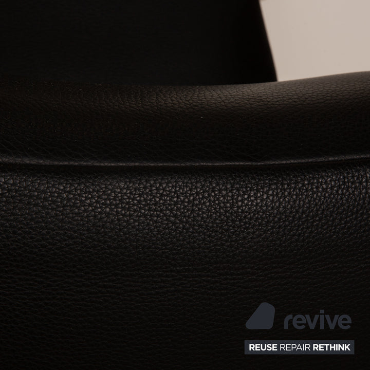 Jori Brainbuilder JR 7760 Leather Armchair Black Function Design by Jean-Pierre Audebert