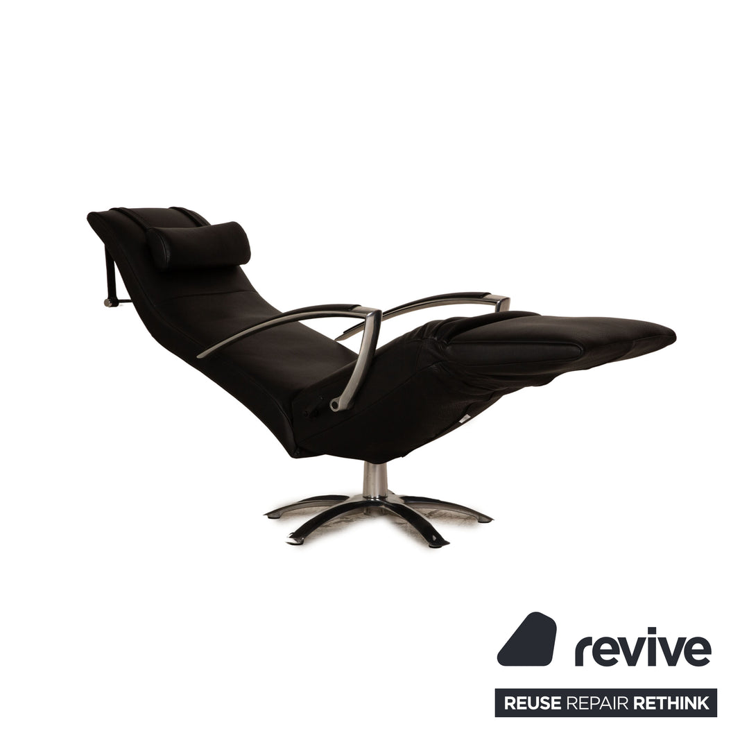 Jori Brainbuilder JR 7760 Leather Armchair Black Function Design by Jean-Pierre Audebert