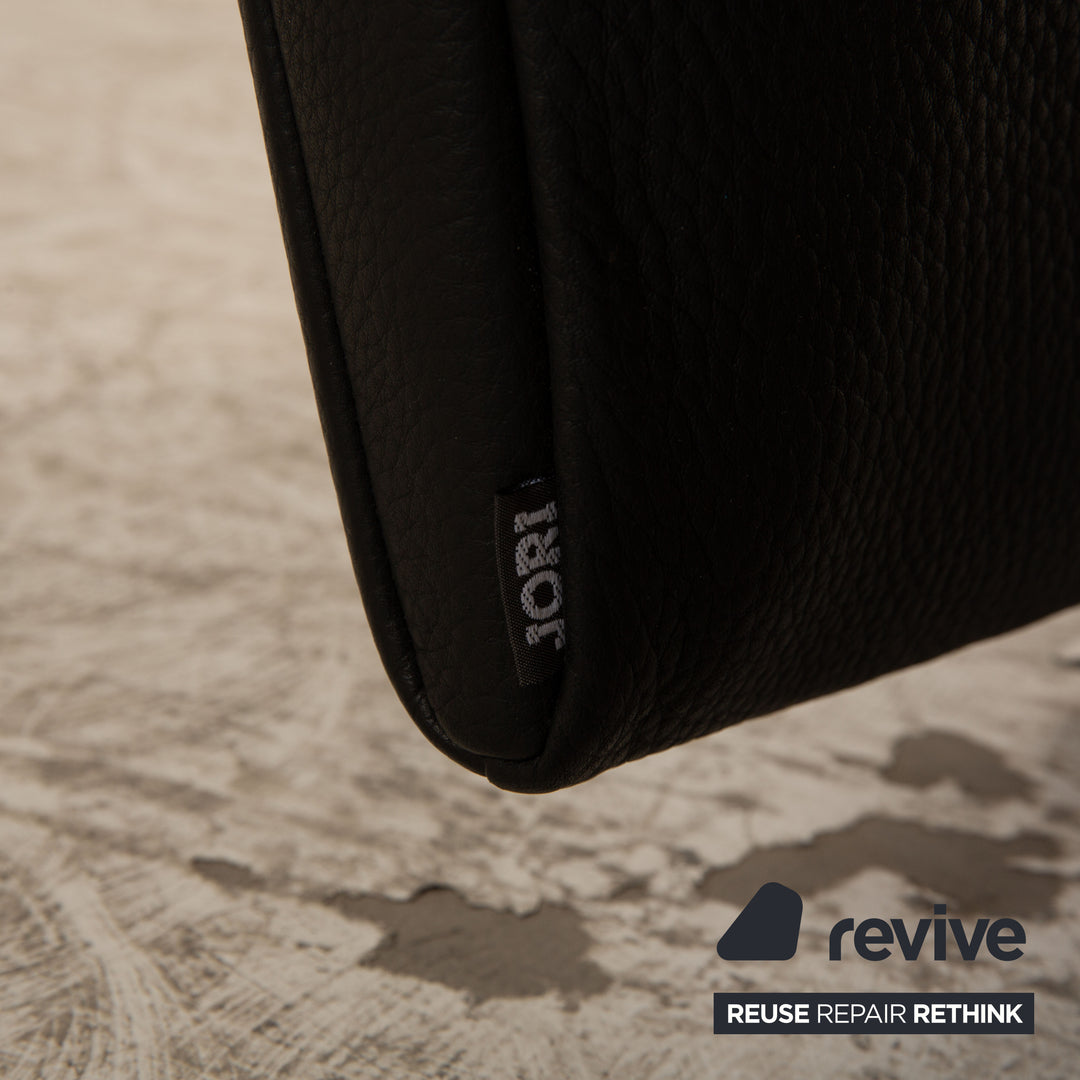 Jori Brainbuilder JR 7760 Leather Armchair Black Function Design by Jean-Pierre Audebert