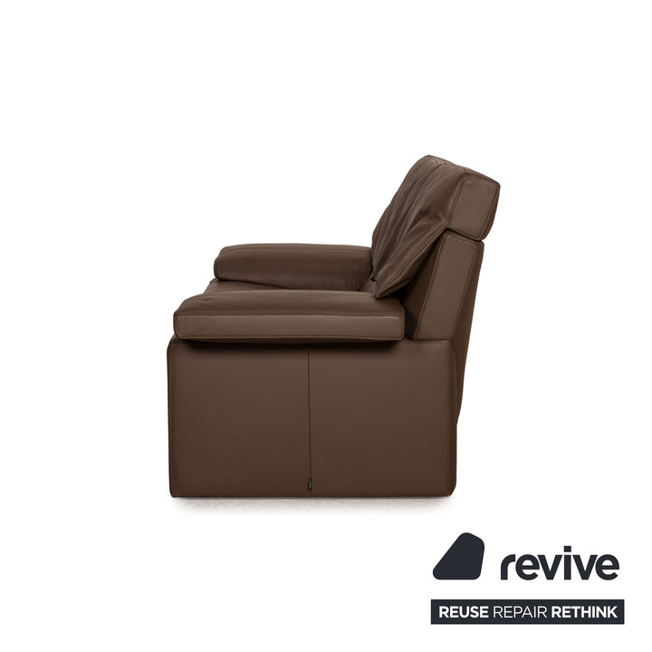Jori JR 8750 leather sofa brown two-seater couch function