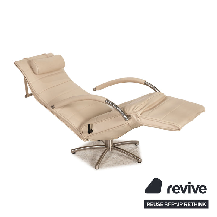 Jori leather armchair Mensana JR-7260 Beige Relax function