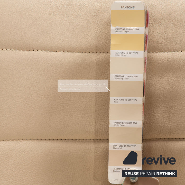 Jori leather armchair Mensana JR-7260 Beige Relax function