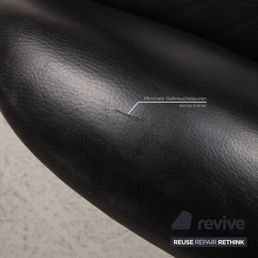 Jori Leather Armchair Black Function relax function