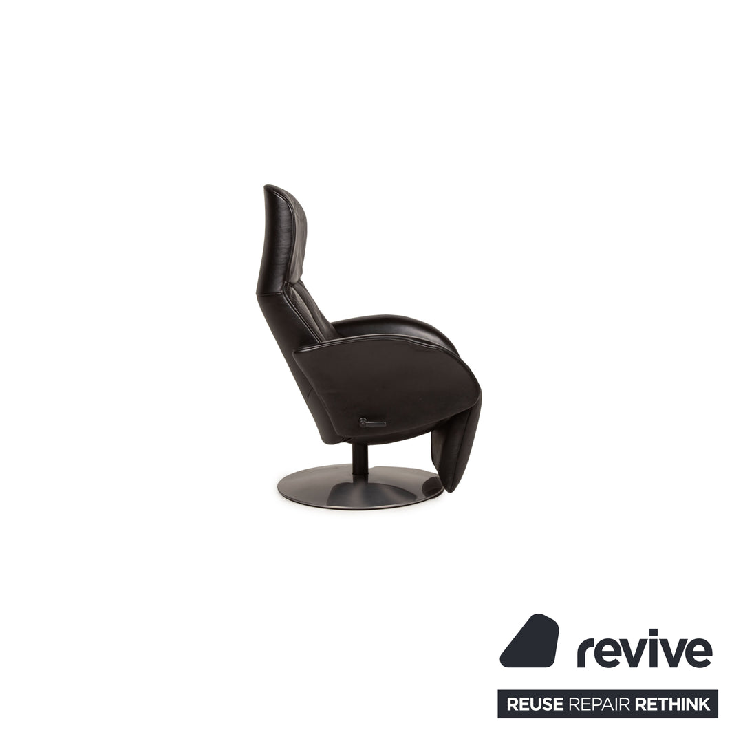 Jori Leather Armchair Black Function relax function
