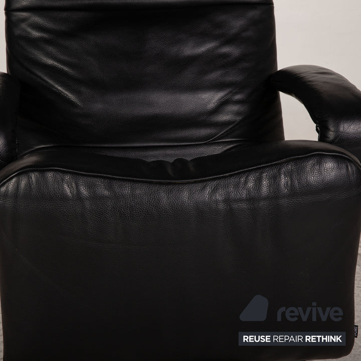 Jori Leather Armchair Black Function relax function