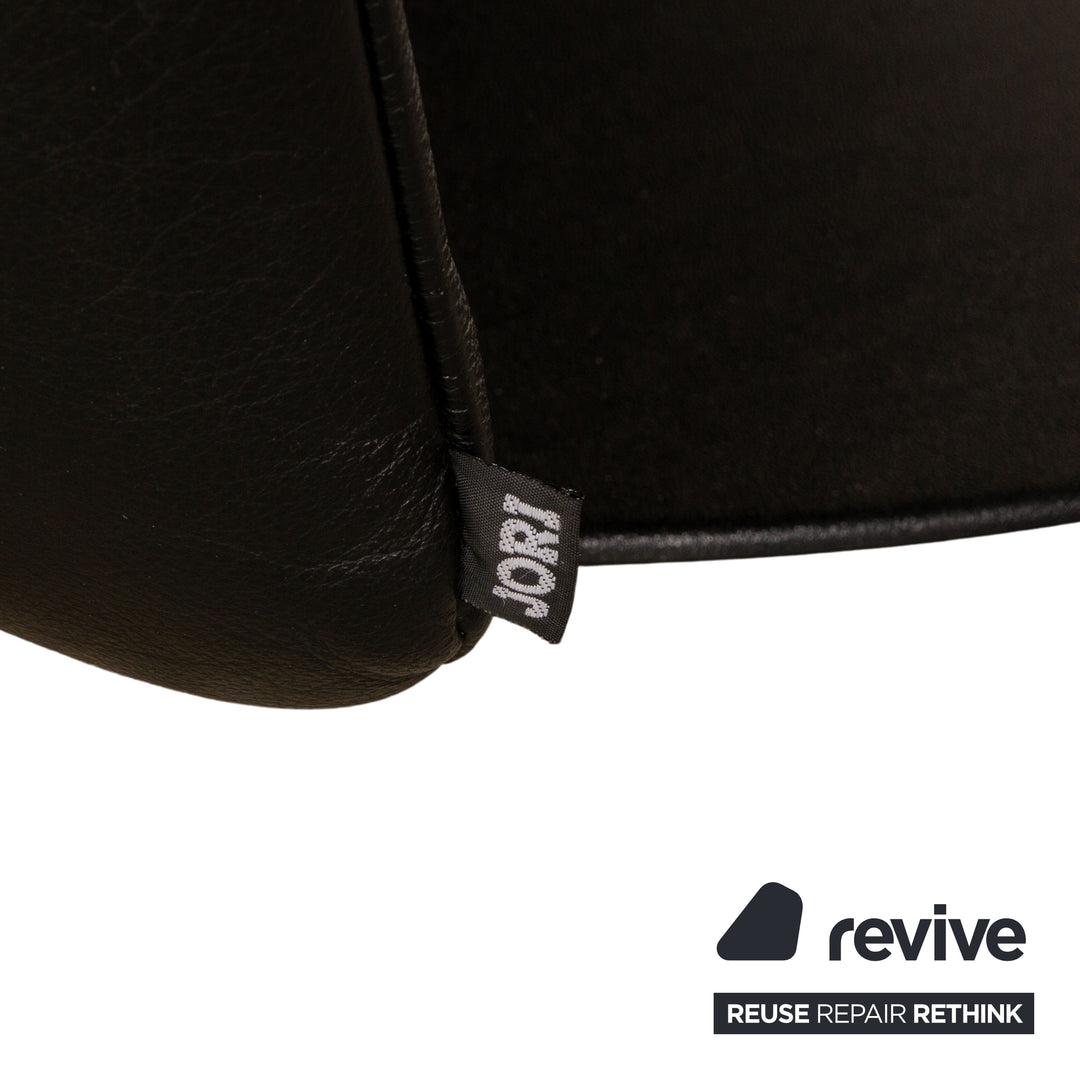 Jori Relax Low JR-7360 leather armchair set black manual function