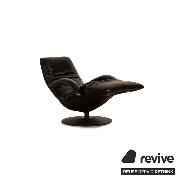 Jori Relax Low JR-7360 leather armchair set black manual function
