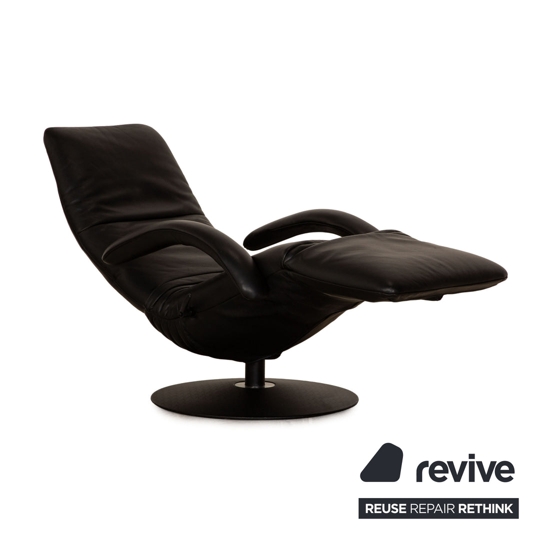Jori Relax Low JR-7360 Leather Armchair Black Relax armchair manual function