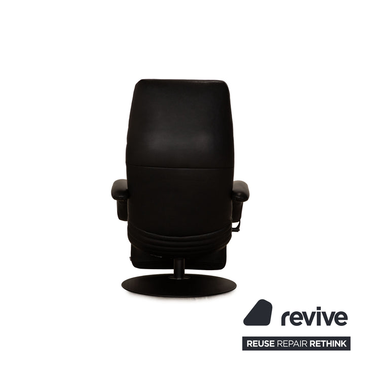 Jori Relax Low JR-7360 Leather Armchair Black Relax armchair manual function