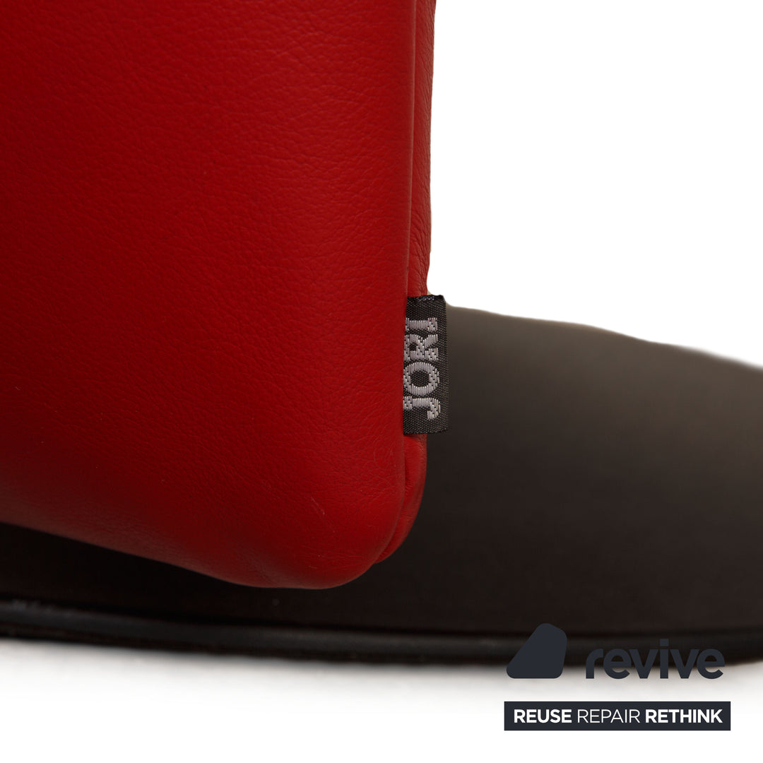 Jori Symphonie Leather Armchair Red Function Relaxation Medi