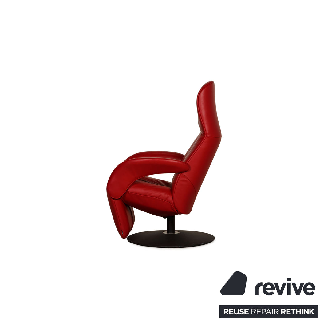 Jori Symphonie Leather Armchair Red Function Relaxation Medi