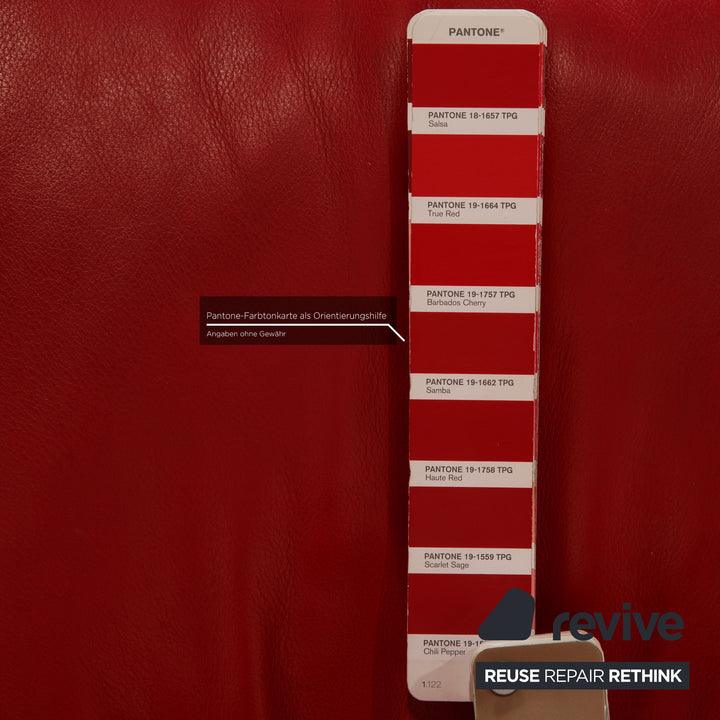 Jori Symphonie Leather Armchair Red Function Relaxation Medi