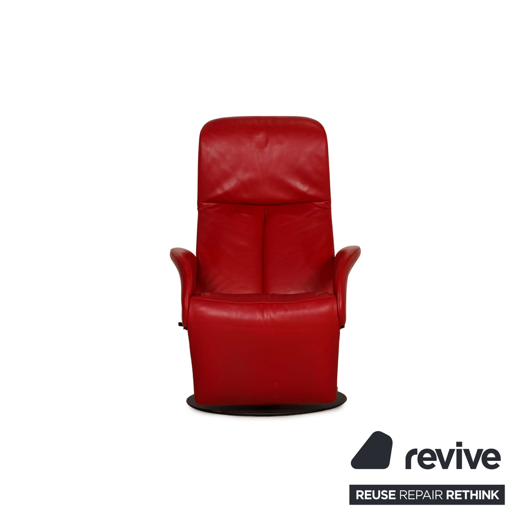 Jori Symphonie Leather Armchair Red Function Relaxation Medi