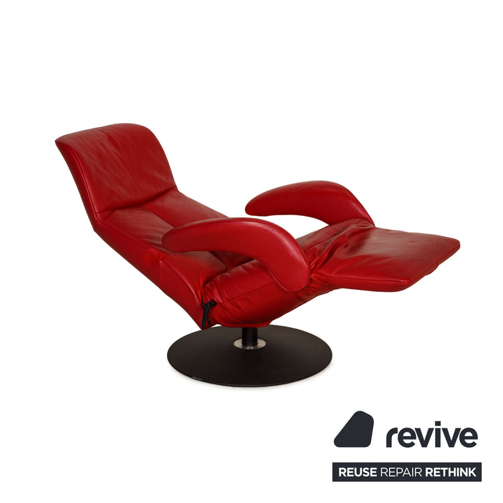 Jori Symphonie Leather Armchair Red Function Relaxation Medi