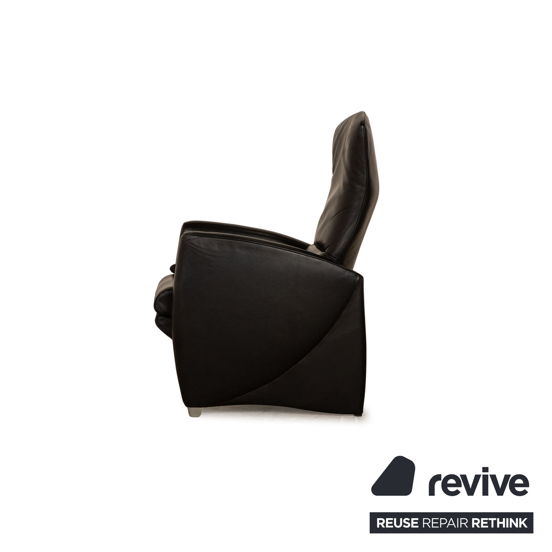 Jori Vinci JR 3295 leather armchair black manual function relaxation function