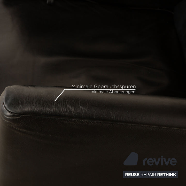 Jori Vinci JR 3295 leather armchair black manual function relaxation function