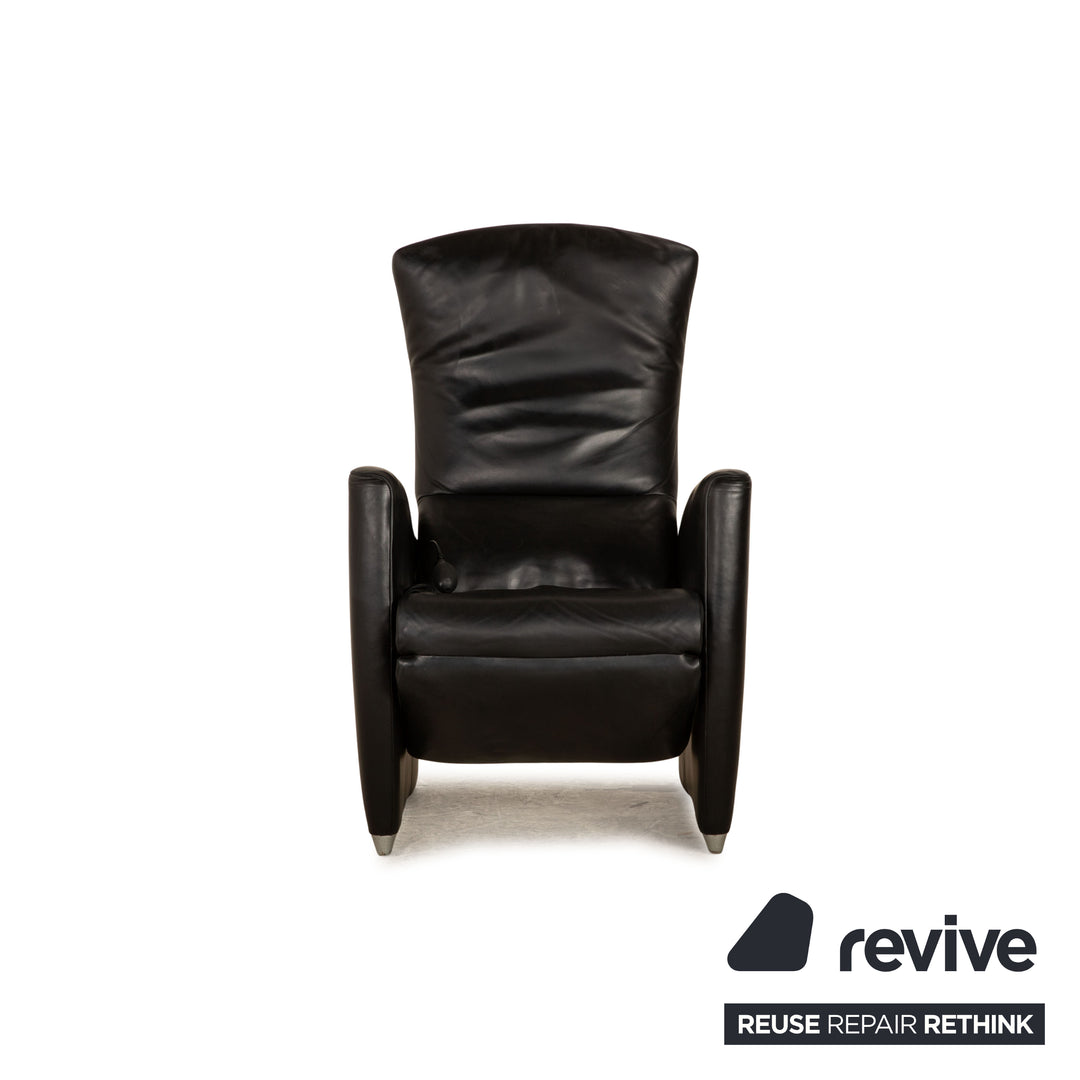 Jori Vinci JR 3295 leather armchair black manual function relaxation function