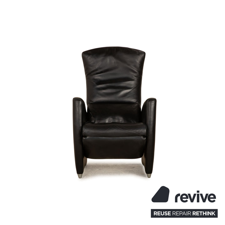 Jori Vinci JR 3295 leather armchair black manual function relaxation function
