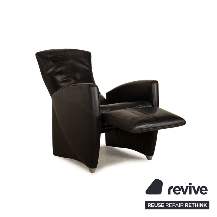 Jori Vinci JR 3295 leather armchair black manual function relaxation function