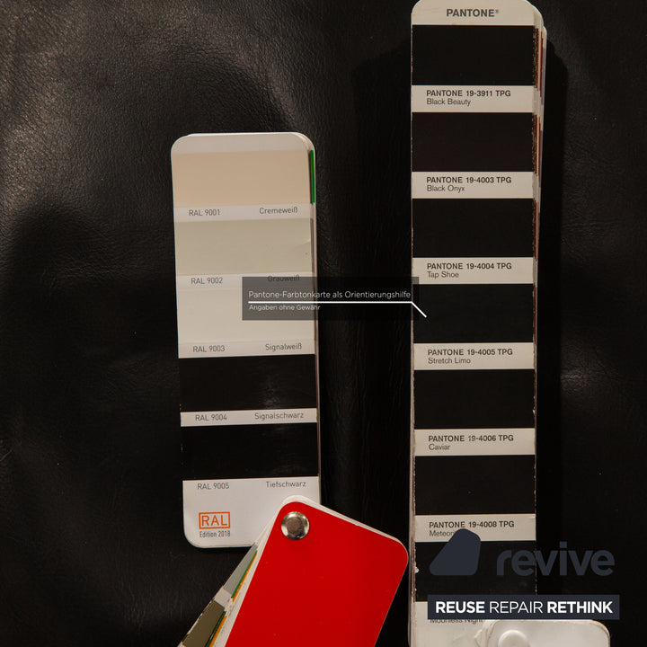 Jori Vinci JR 3295 leather armchair black manual function relaxation function