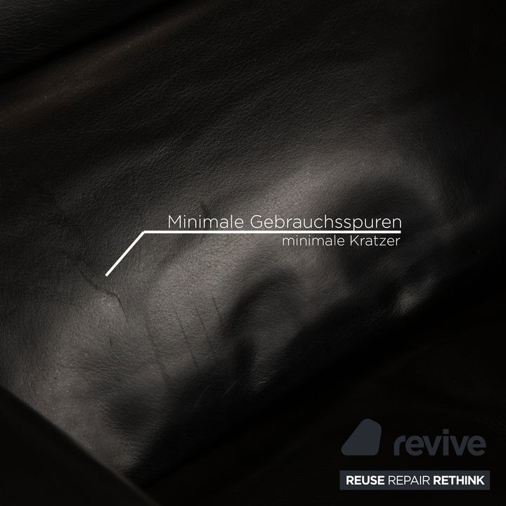 Jori Vinci JR 3295 leather armchair black manual function relaxation function