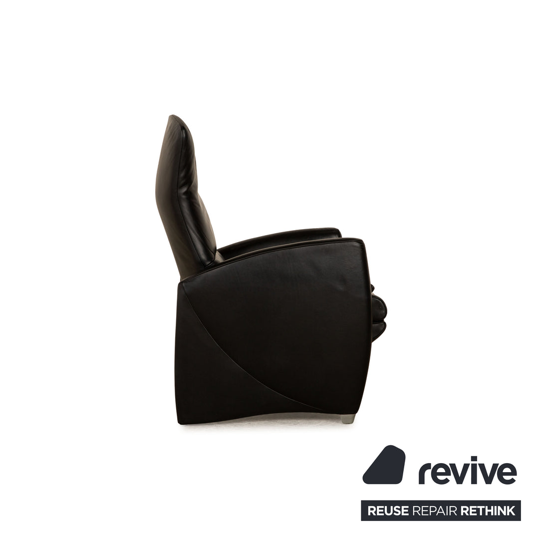 Jori Vinci JR 3295 leather armchair black manual function relaxation function