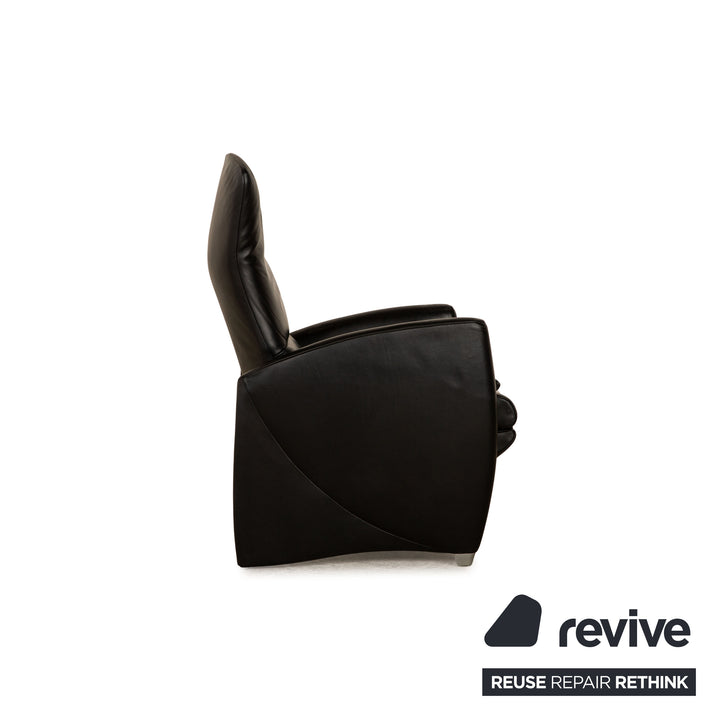 Jori Vinci JR 3295 leather armchair black manual function relaxation function