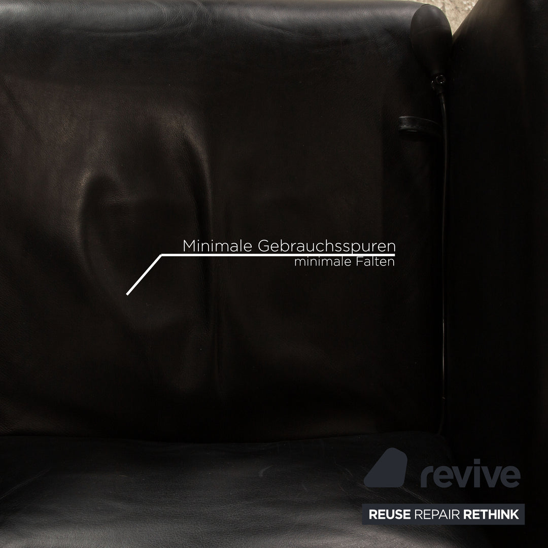 Jori Vinci JR 3295 leather armchair black manual function relaxation function