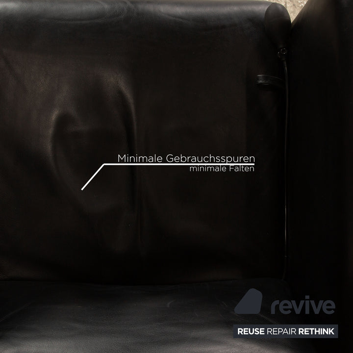 Jori Vinci JR 3295 leather armchair black manual function relaxation function